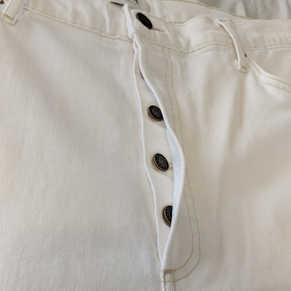 Agolde Nico High Rise Slim Fit White Jean Untitled - Picture 14 of 14